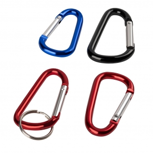 DIN5299 C型彈簧鉤藍(lán)/紅/黑色，帶/不帶環(huán)